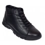 Ghete barbati din piele naturala de culoare neagra imblanite SPORT23N